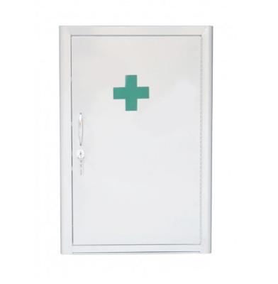 China Large Wall Mounted First Aid Cabinet High Safety With Curvy Edge for sale