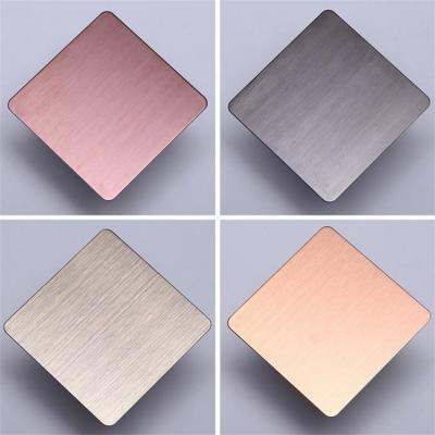 China 10 Gauge 2B Stainless Steel Plate 8K Cold Rolled HL With ±0.02mm Tolerance en venta