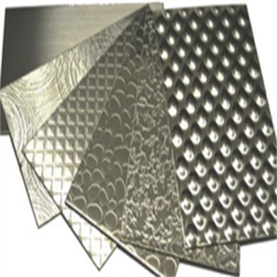 China 0.3mm Embossed Stainless Steel Sheet With Mill Edge Length 1000mm-6000mm en venta