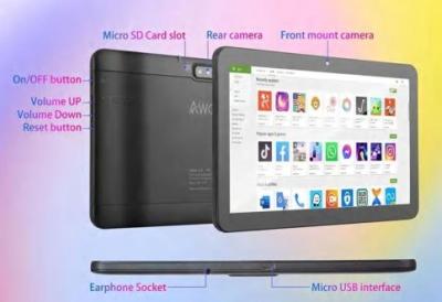China 10 . 1'' LCD 1024 X 600 HD GPS Sensor Tablet RAM 1GB / 2GB for sale