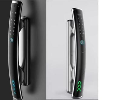China Intelligent Fingerprint Lock Crescent Shape Face Recognition Smart Lock Wearable for sale