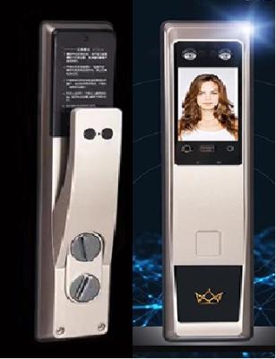 China IC Card Facial Detection Smart Lock 3D Anti-Counterfeiting for sale
