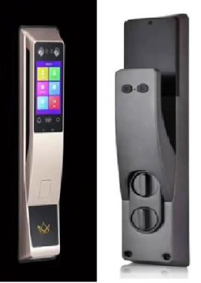 China 400 X 80 X 70mm Face Recognition Smart Lock Hidden Fingerprint Unfolding for sale