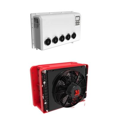 China 24V Dc Powered Truck Auto Air Conditioners With LCD Display for sale