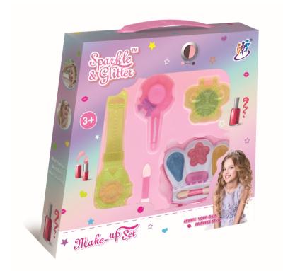中国 Beauty Cosmetic Toy Children's Cosmetics Children's Makeup Color Box Toy Safe Non-Toxic Touch Peel Children's Makeup Toy 販売のため