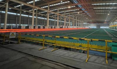 China Fully Automatic 120x10m Walking Beam Cooling Beds for sale
