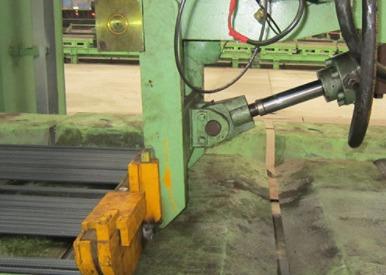China Corte de aço industrial à máquina do comprimento, corte da chapa de aço à linha do comprimento à venda