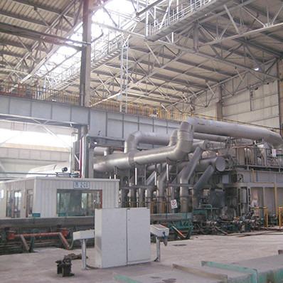 China 100t/H Capacity Rebar Production Line Walking Beam Reheating Furnace for sale