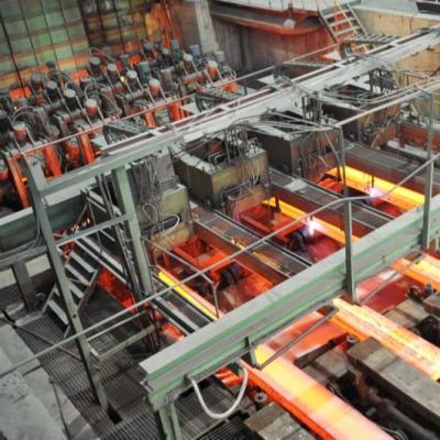 China Steel Billet R9m 4 Mill 4 Strand Small Slab Plc Horizontal Continuous Casting Machine for sale