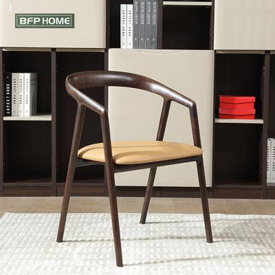 China Home Office Extendable Furniture BFP Solid Wood Work Study Writing Chair Italian Modern Style Computer Chair à venda