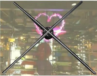 Chine plein Hd 3d type mené olographe de plug and play d'affichage d'hologramme de la fan 3d de 720PCs LED à vendre