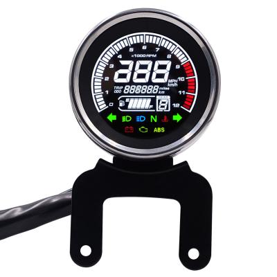 China ROHS DC12V LCD Fuel Motorcycle Meter With 1-6 Gear Display for sale