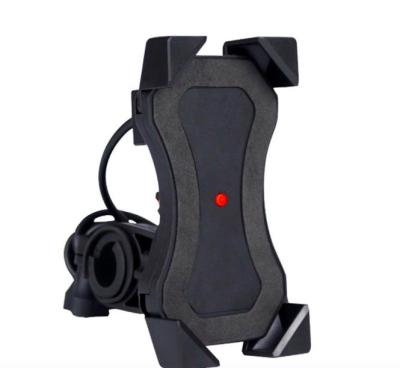 China Iso Telescopic Waterproof Motorcycle Phone Holder With Charger 360D Rotation for sale