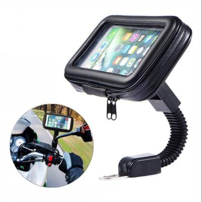 China Morfayer Rear View 6.3inch Motorcycle Phone Holder Waterproof for sale