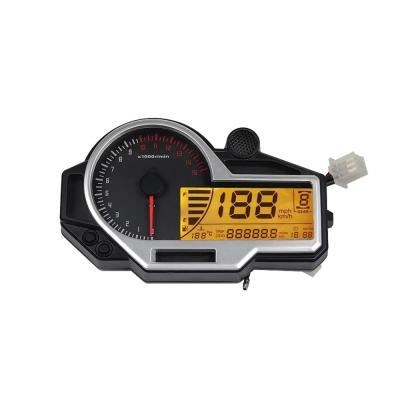 China LCD Motorcycle Digital Speedometer , DC 8-12V Universal Motorcycle Odometer for sale