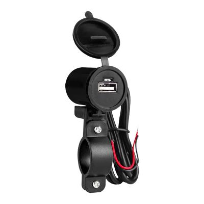 China 5V 2.5A Handlebar Usb Charger , Quick Usb Charger For Motorcycle for sale