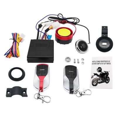 China One Click Start Bluetooth Motorcycle Alarm , 12V Remote Bike Alarm IOS9001 for sale