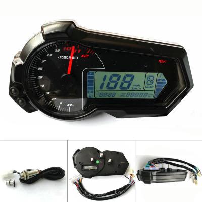 China 1200RPM UTV LCD Motorcycle Digital Speedometer Universal Use for sale