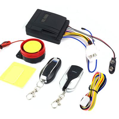 China 315MHz 125db Talking Motorcycle Alarm System Horn Anti Line Cut for sale