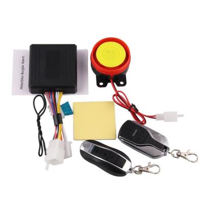 China Anti Theft Security Motorcycle Alarm System 3.5mA 125db Remote Control for sale