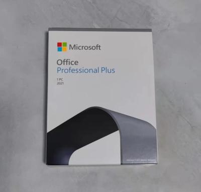 China Office 2021 Pro Plus Key Bind Microsoft Account For 1 PC Software Office 2021 PP Retail Box zu verkaufen