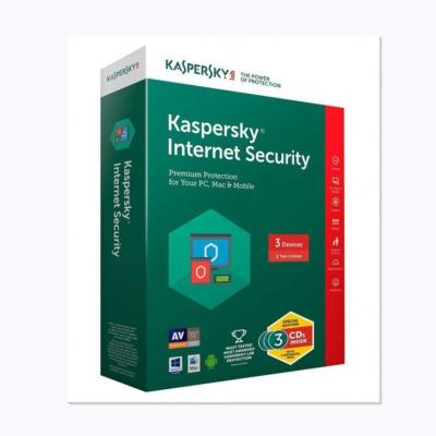 Китай Программное обеспечение безопасностью интернета Kaspersky 3 прибора компьютерные аксессуары 1 года продается