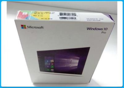 China Versión en línea de 64 del pedazo de Microsoft Windows 10 del favorable DVD al por menor de la caja ingleses de la activación en venta
