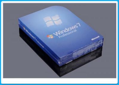 China MS Windows 7 Professional Box , Windows 7 Professional Retail Pack With 1 SATA Cable for sale