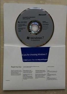 China Genuine Microsoft Windows 7 Professional OEM Pack 100% Online Activation for sale
