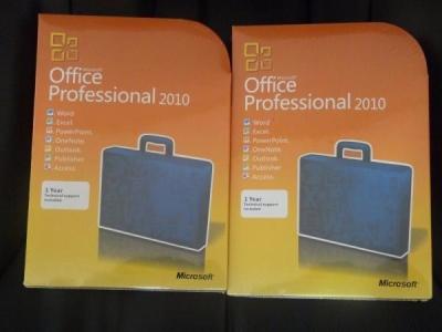China Global Area Ms Office 2010 Professional Retail Box 32 & 64 Bit DVDs for sale