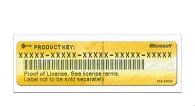 China 100% Original  Microsoft Ms Office 2013 Key Sticker Label 64bit For PC for sale
