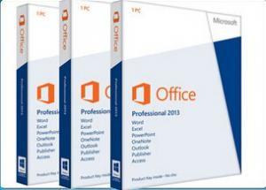 China Retail Full Version Microsoft Ms Office 2013 Professional Software For 1 User for sale