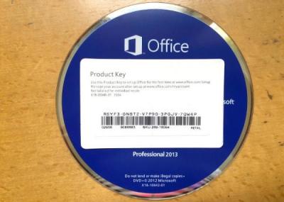 China Valid Microsoft Office Professional Plus 2013 Retail English PC 1 User for sale