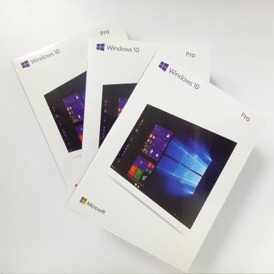 China Favorable garantía al por menor del curso de la vida de la caja de Microsoft Windows 10 originales para el área global en venta