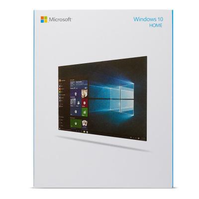 China 32/64 versión al por menor de la empresa de la caja de Microsoft Windows 10 del pedazo favorable con lengua multi en venta