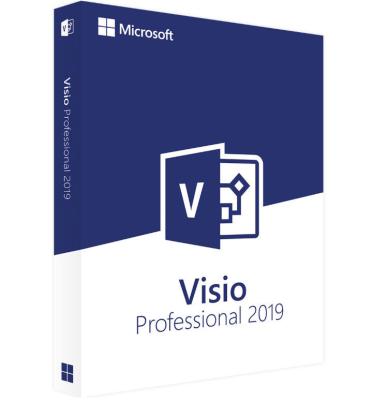 China Lebenszeit-Lizenz Microsoft Visio Pro-2019, Frau Visio Professional 2019 volles Versio zu verkaufen