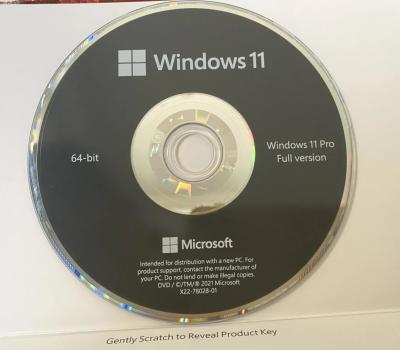 Chine HDR Microsoft Windows 11 OEM Software DVD Pack Key à vendre