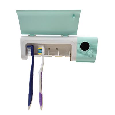 China Cyan USB Charging 10000HD 225g 150ma UV toothbrush holder for sale