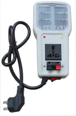 China Portable power meter analyzer with illumination, current voltage power factor frequency upper lower limit alert setting for sale