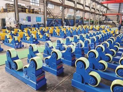 Chine Rotateur de tuyau de tube pour le rotateur de soudure de soudure aligné par individu tournant la rotation 1.5kw de rouleau d'unité centrale à vendre