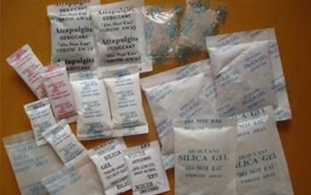 China Silica gel sachets (small pack) for sale
