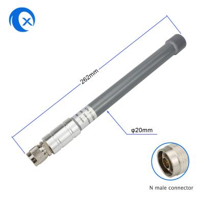 China 6.7G Omnidirectional Fiberglass Ultra Wideband Antenna With N Male Connector for sale