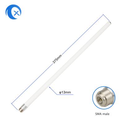 China 2.4G Omnidirectional WiFi Fiberglass Base Station Antenna With SMA Male Connector for sale