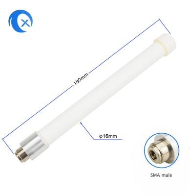 China 5G 5.8G 5dBi Waterproof Fiberglass Antenna With SMA Male Connector for sale