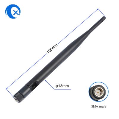 China 2.4G Omni WiFi Antenna 5dBi With Foldable RP SMA Connector for sale