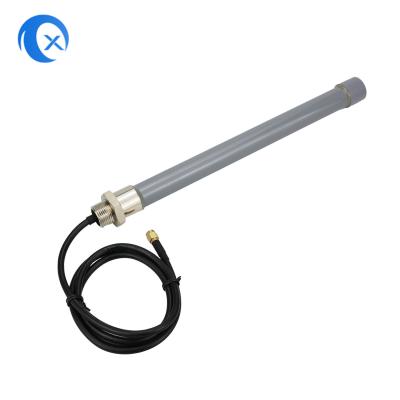 China 4G Omni Fiberglass Antenna 5dBi, 800/1800/2600MHz Multiband, Outdoor, 3m Cable, Grey for sale