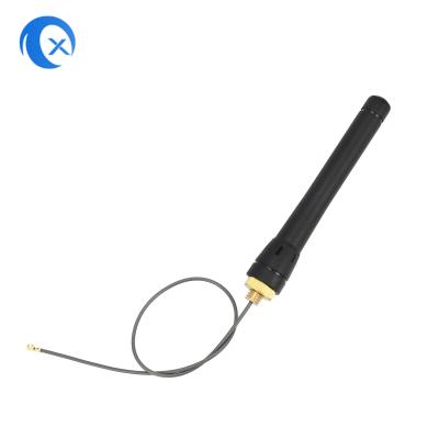 China Panel Mount Antenna Flexi 1/4 wave whip antenna 868MHz 200mm pigtail UFL for sale