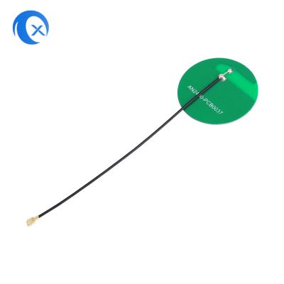 China Customized Round 433MHZ Receiver Antenna 55MM RG1.13 Cable With IPEX Connector for sale