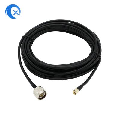 China Varón modificado para requisitos particulares de los montajes de cable coaxial del RF de la antena LMR200 N al conector de RPSMA en venta