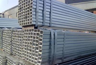 China High Frequency Longitudinal Hollow Steel Pipe , Rectangular Steel Tubing for sale